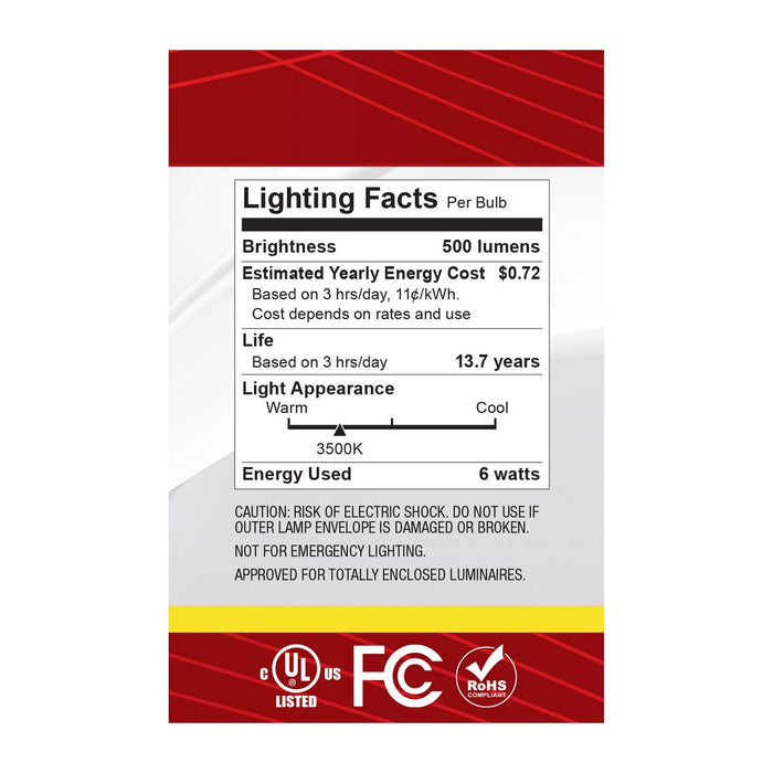 Satco S12482 Light Bulb, Clear