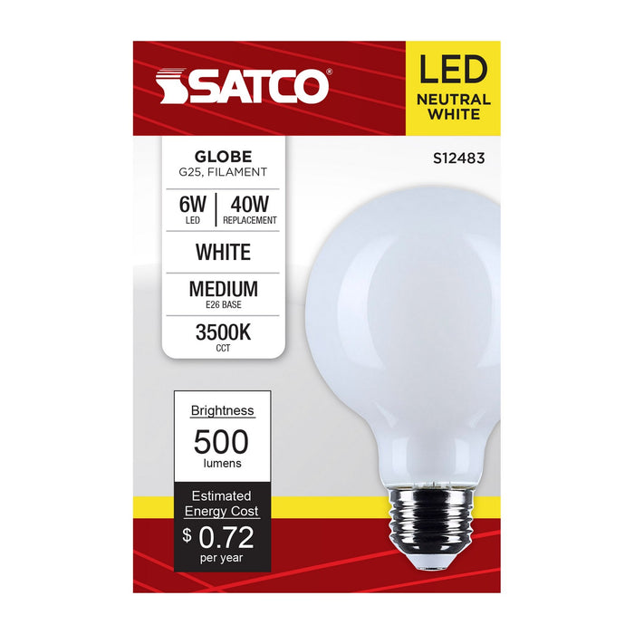 Satco S12483 Light Bulb, White
