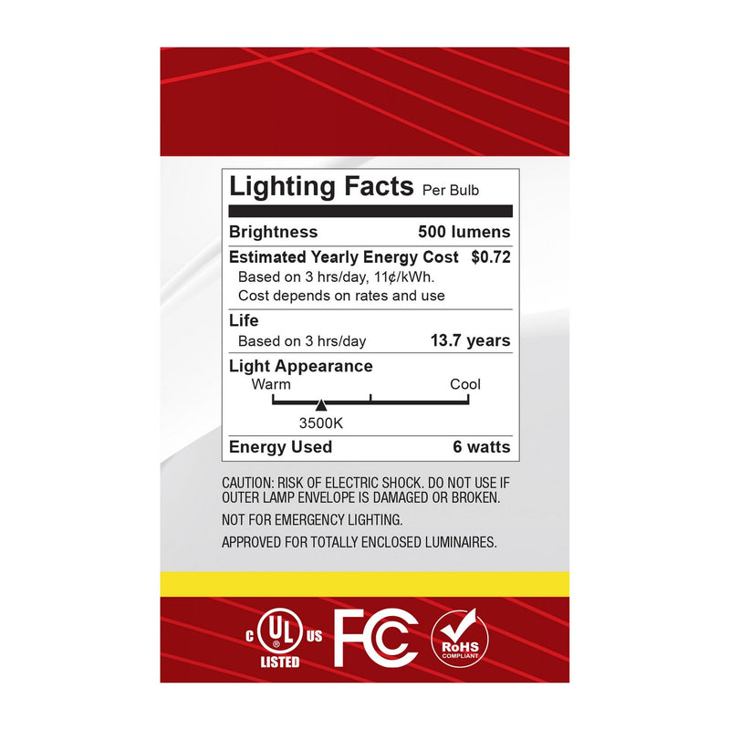 Satco S12483 Light Bulb, White