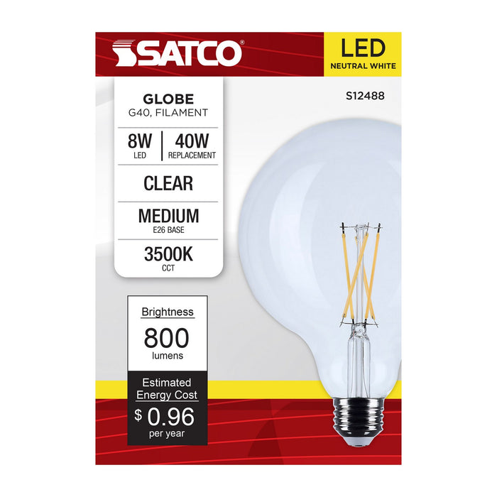 Satco S12488 Light Bulb, Clear