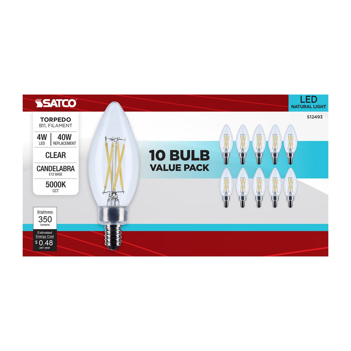 Satco S12493 Light Bulb, Clear