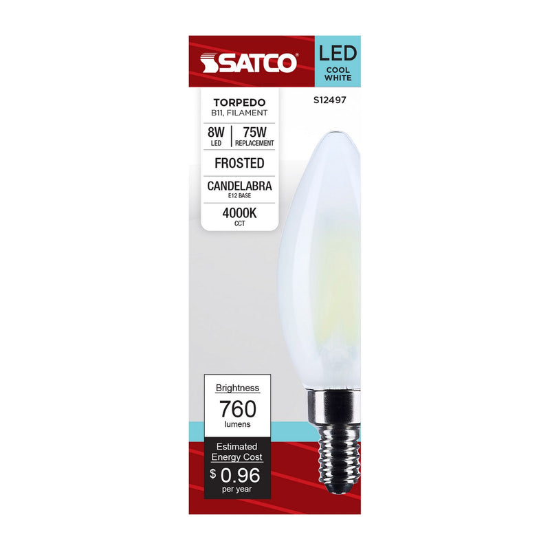 Satco S12497 Light Bulb, Frost