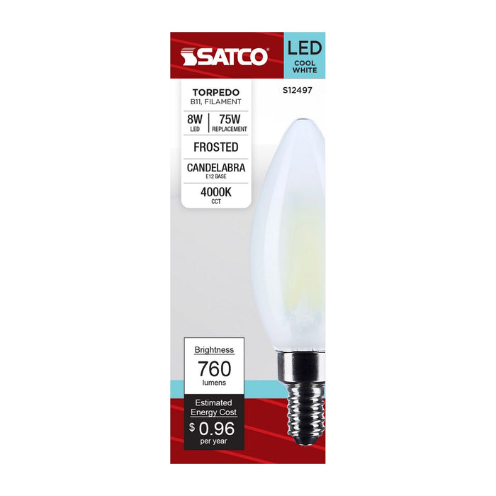Satco S12497 Light Bulb, Frost