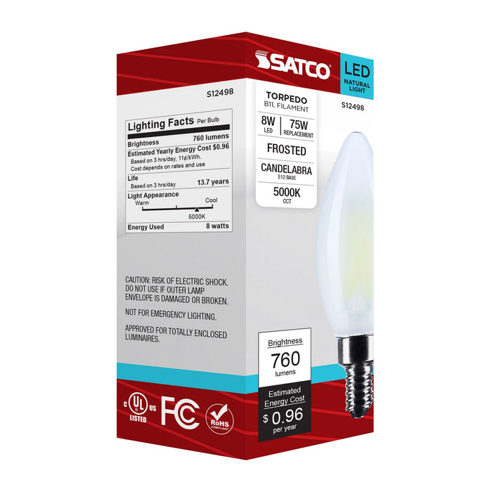 Satco S12498 Light Bulb, Frost