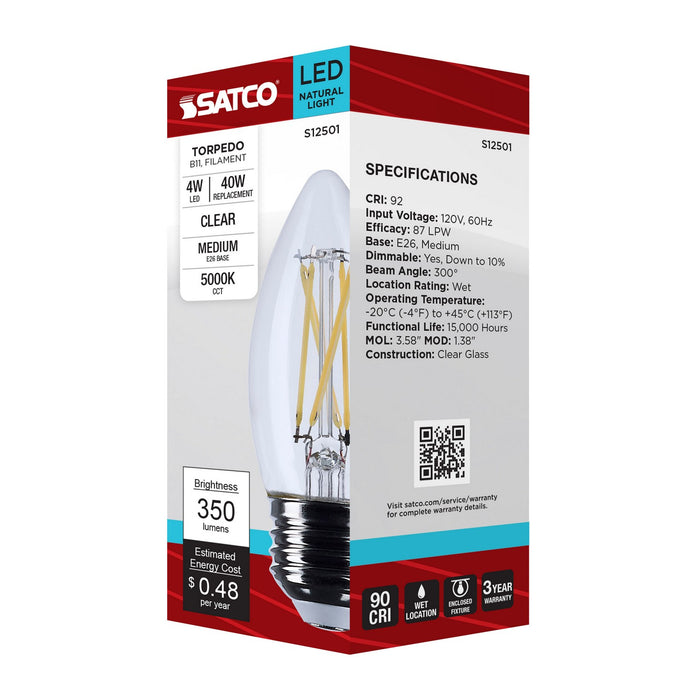 Satco S12501 Light Bulb, Clear