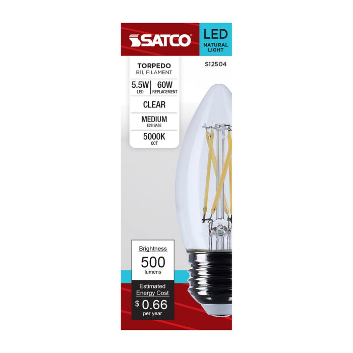 Satco S12504 Light Bulb, Clear