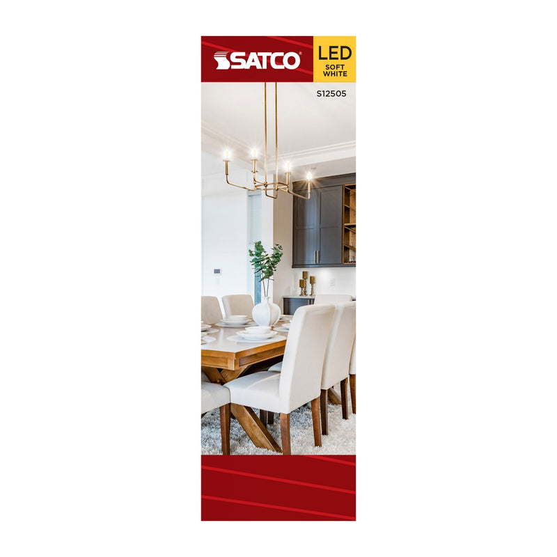 Satco S12505 Light Bulb, Clear