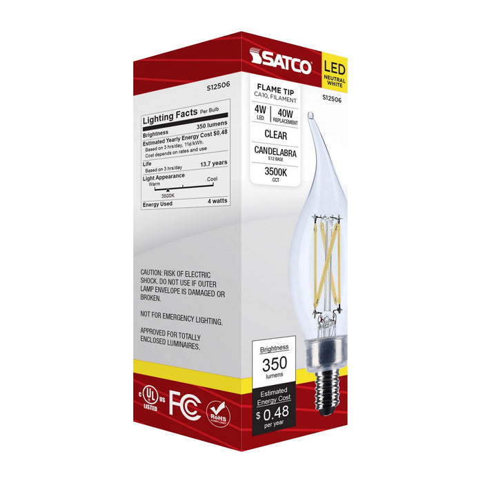 Satco S12506 Light Bulb, Clear