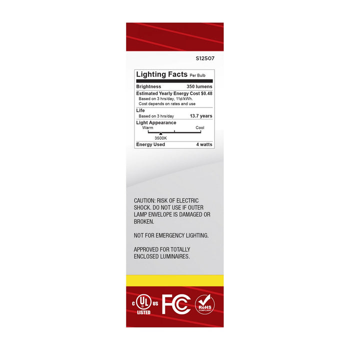 Satco S12507 Light Bulb, Frost