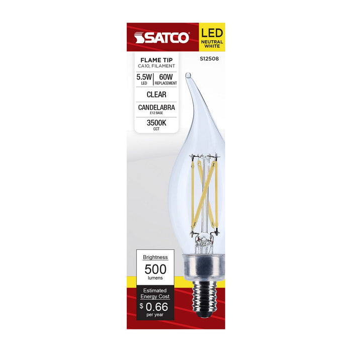 Satco S12508 Light Bulb, Clear