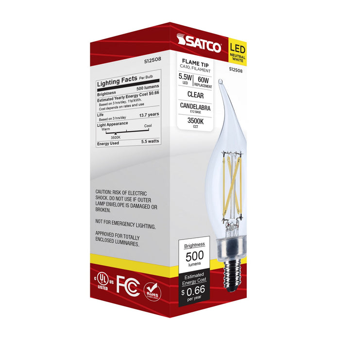 Satco S12508 Light Bulb, Clear