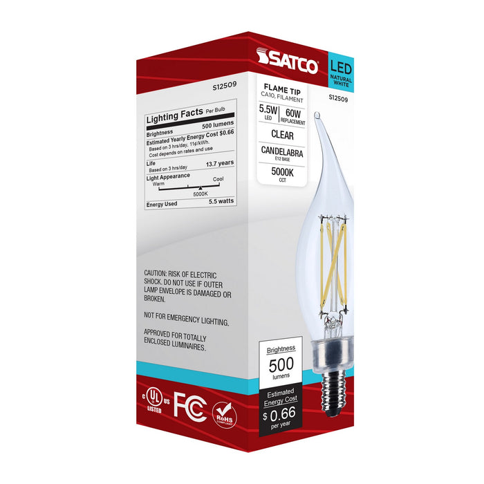 Satco S12509 Light Bulb, Clear