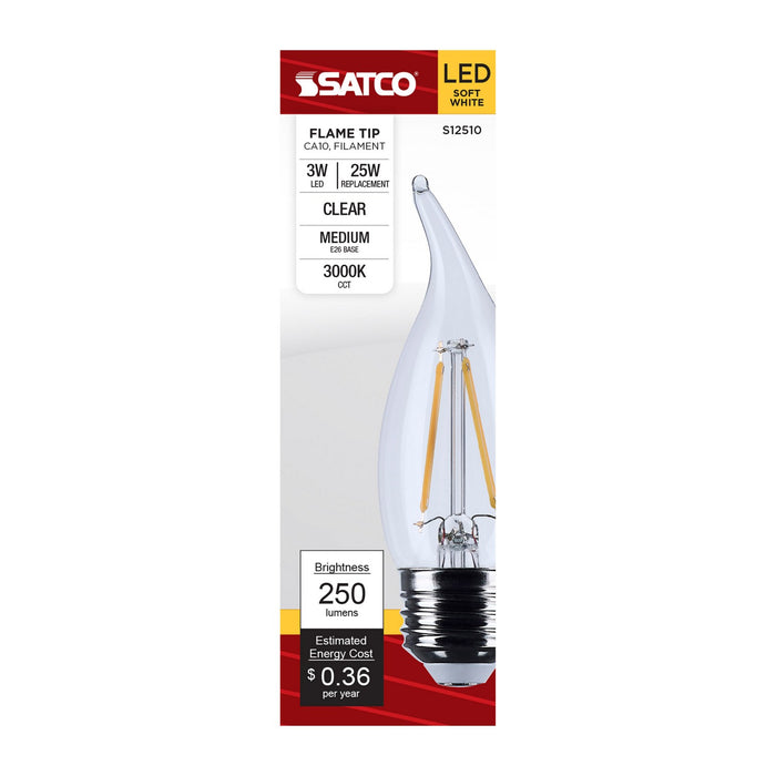 Satco S12510 Light Bulb, Clear