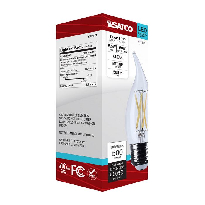 Satco S12513 Light Bulb, Clear