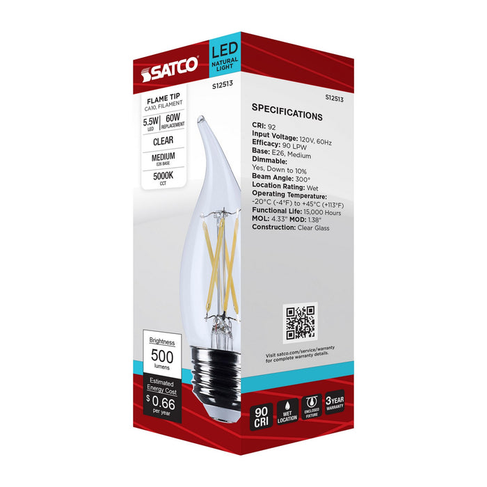 Satco S12513 Light Bulb, Clear