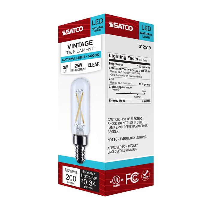 Satco S12519 Light Bulb, Clear