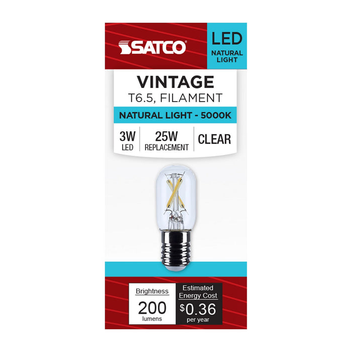 Satco S12521 Light Bulb, Clear