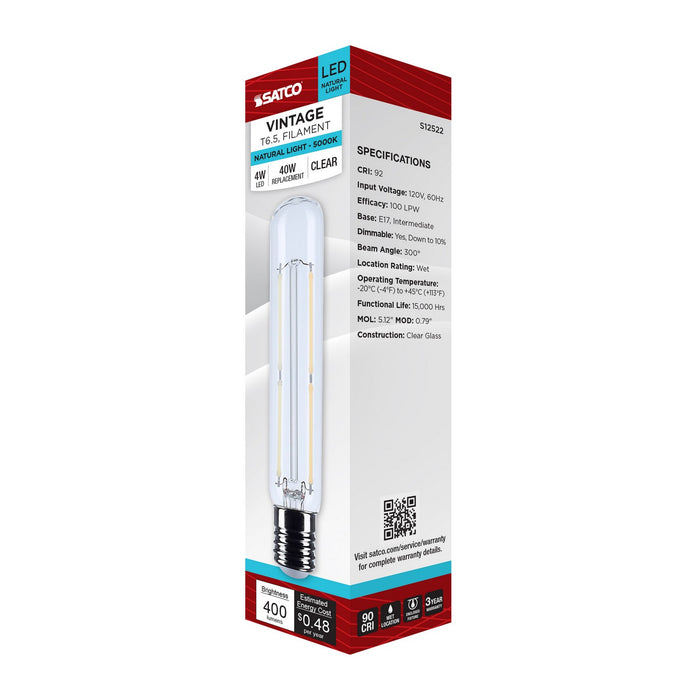 Satco S12522 Light Bulb, Clear