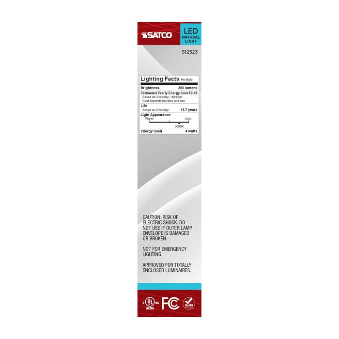 Satco S12523 Light Bulb, Frost