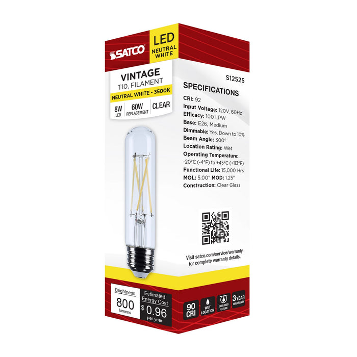 Satco S12525 Light Bulb, Clear