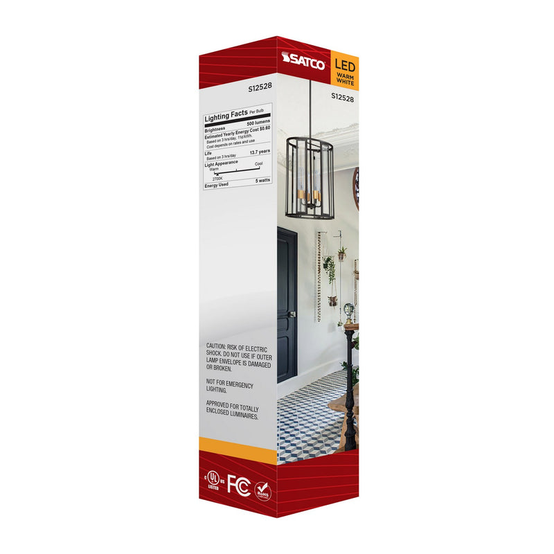 Satco S12528 Light Bulb, Clear