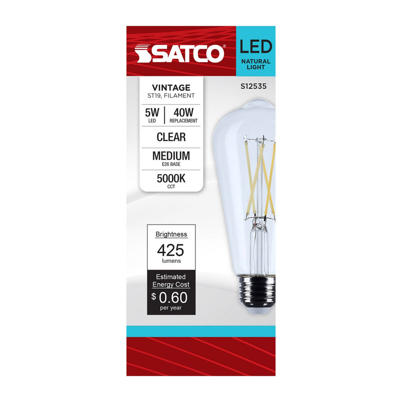 Satco S12535 Light Bulb, Clear