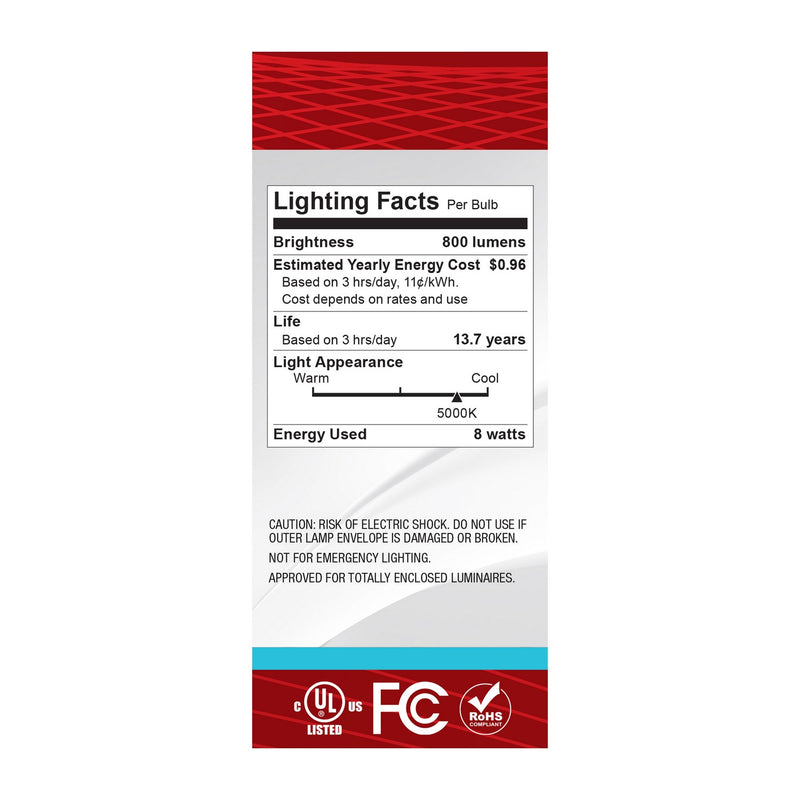 Satco S12536 Light Bulb, Clear