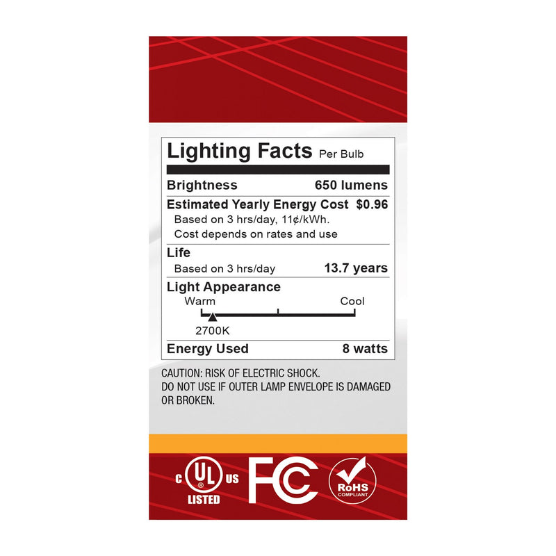 Satco S12538 Light Bulb, Gold