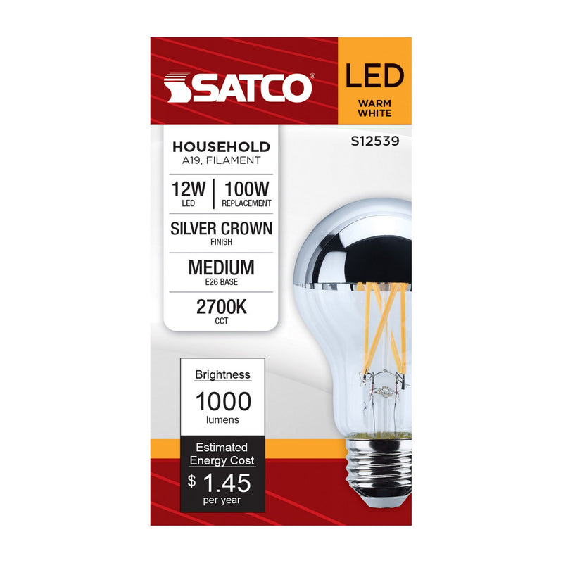 Satco S12539 Light Bulb, Silver