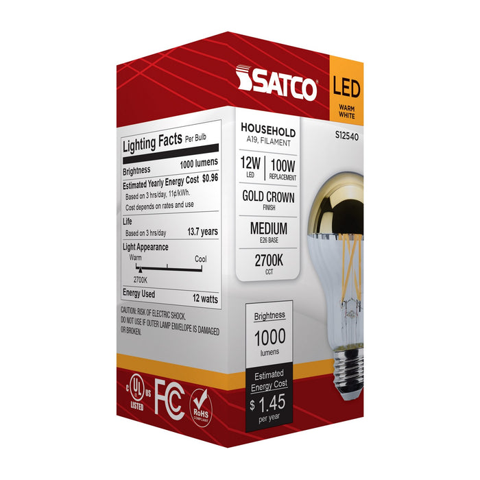 Satco S12540 Light Bulb, Gold