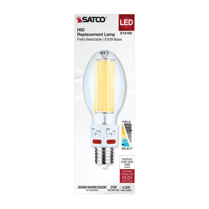 Satco S13195 Light Bulb, Clear