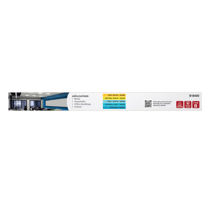 Satco S18420 Light Bulb, Frost