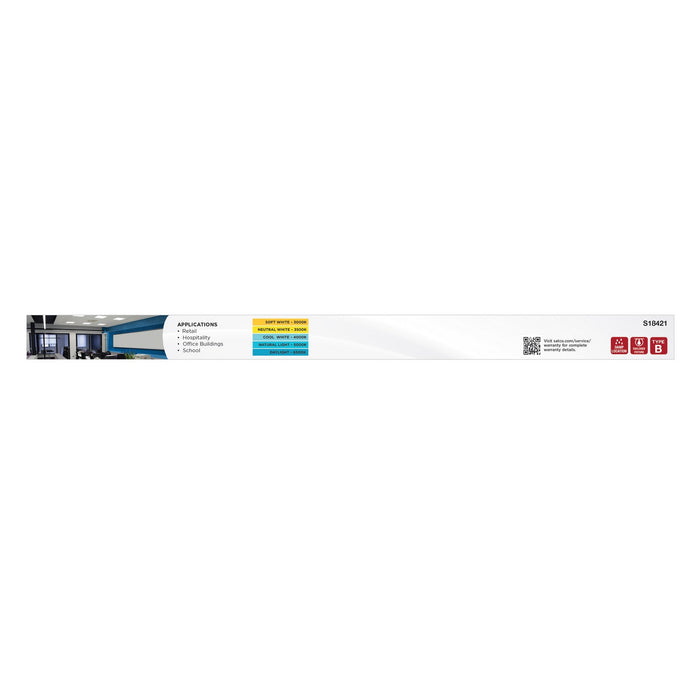 Satco S18421 Light Bulb, Frost