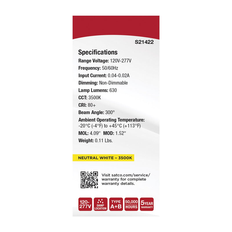 Satco S21422 Bulbs - Tubular