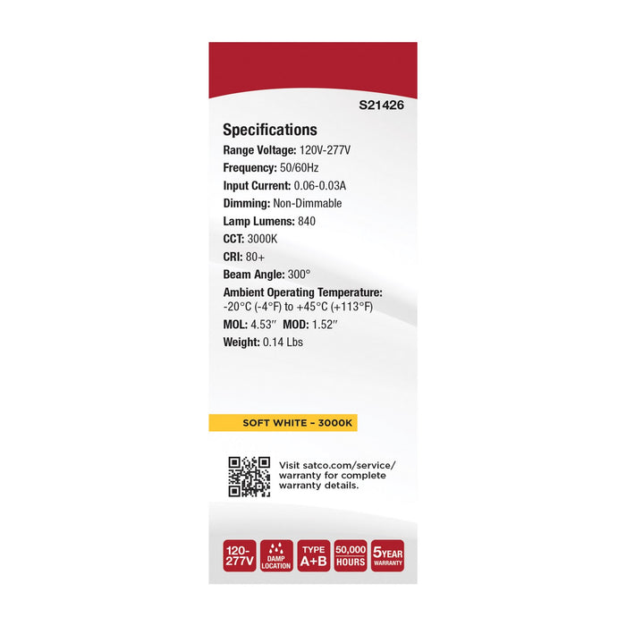 Satco S21426 Bulbs - Tubular