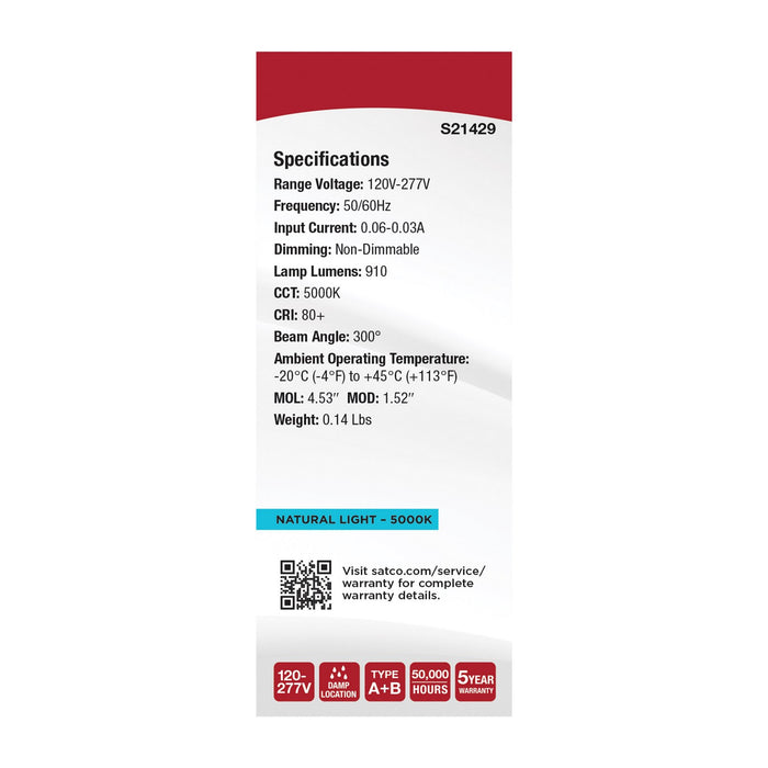 Satco S21429 Bulbs - Tubular