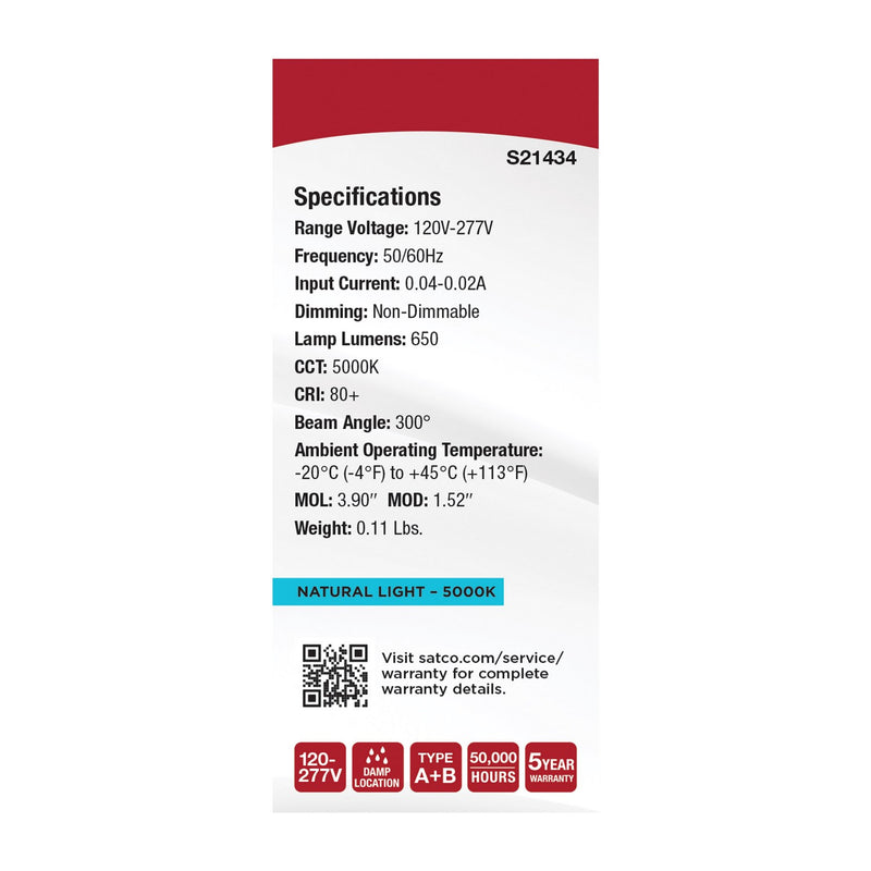 Satco S21434 Bulbs - Tubular