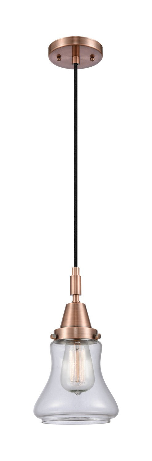 Innovations 447-1P-AC-G192 One Light Pendant, Antique Copper