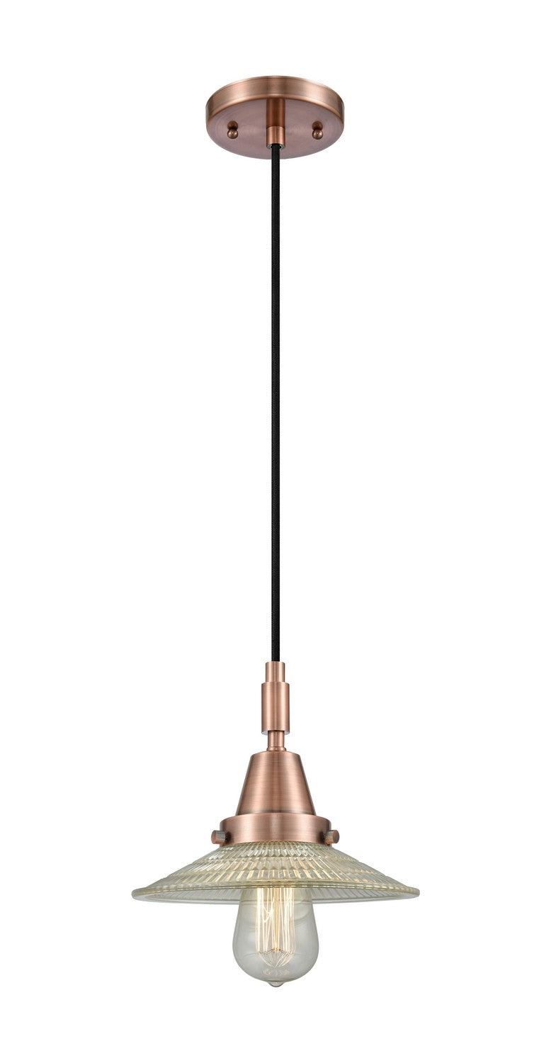 Innovations 447-1P-AC-G2 One Light Pendant, Antique Copper