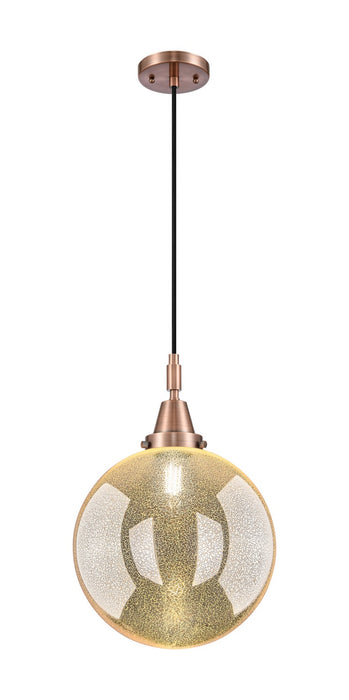 Innovations 447-1P-AC-G208-12 One Light Pendant, Antique Copper