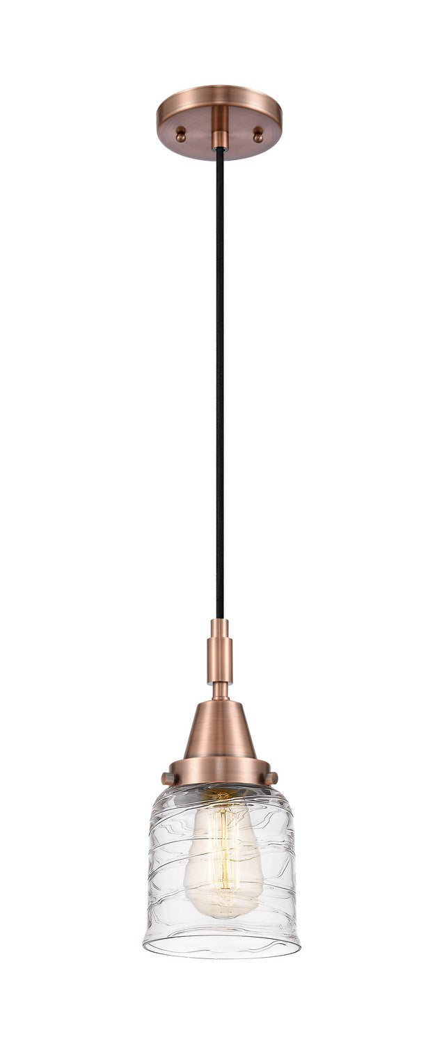 Innovations 447-1P-AC-G513 One Light Pendant, Antique Copper