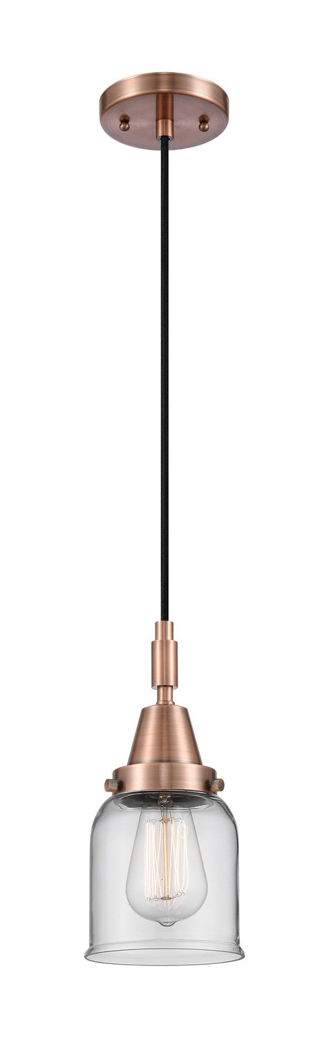 Innovations 447-1P-AC-G52 One Light Pendant, Antique Copper