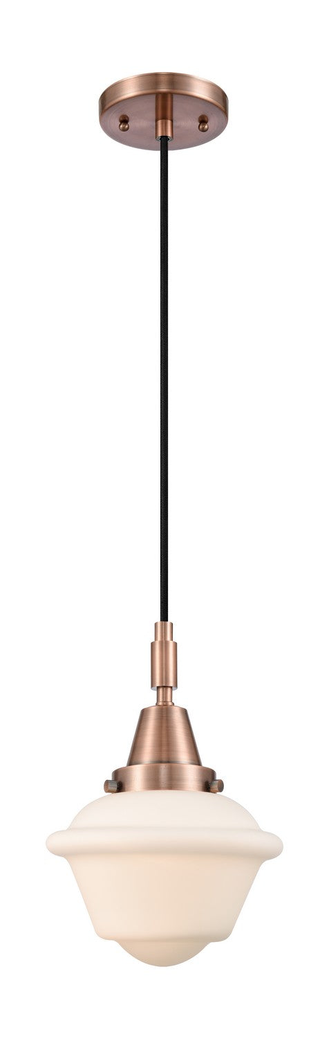 Innovations 447-1P-AC-G531 One Light Pendant, Antique Copper