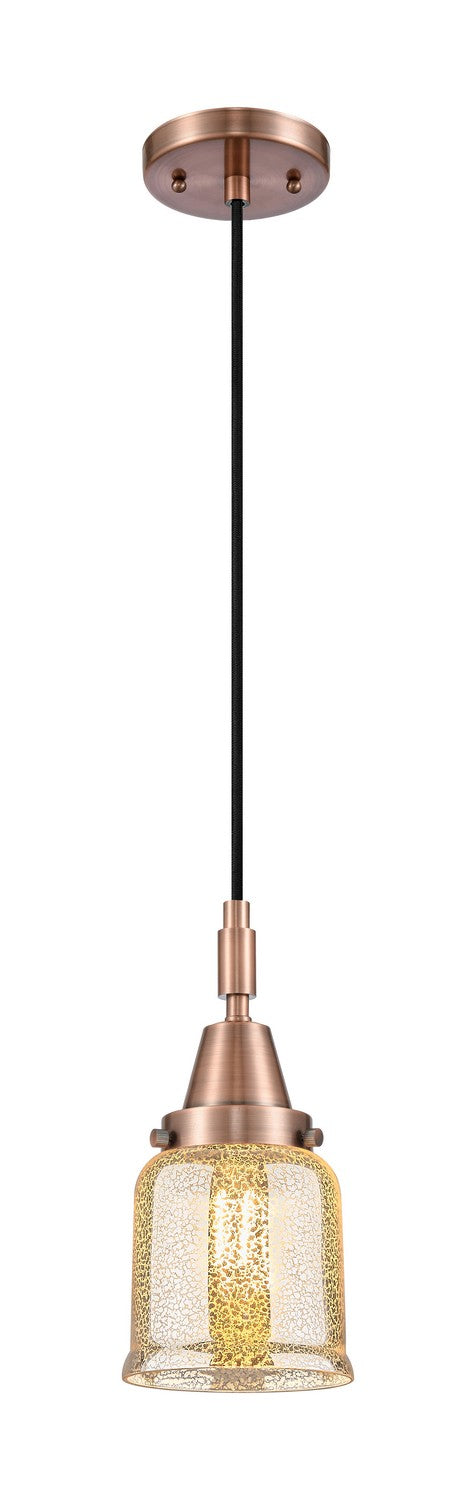 Innovations 447-1P-AC-G58 One Light Pendant, Antique Copper