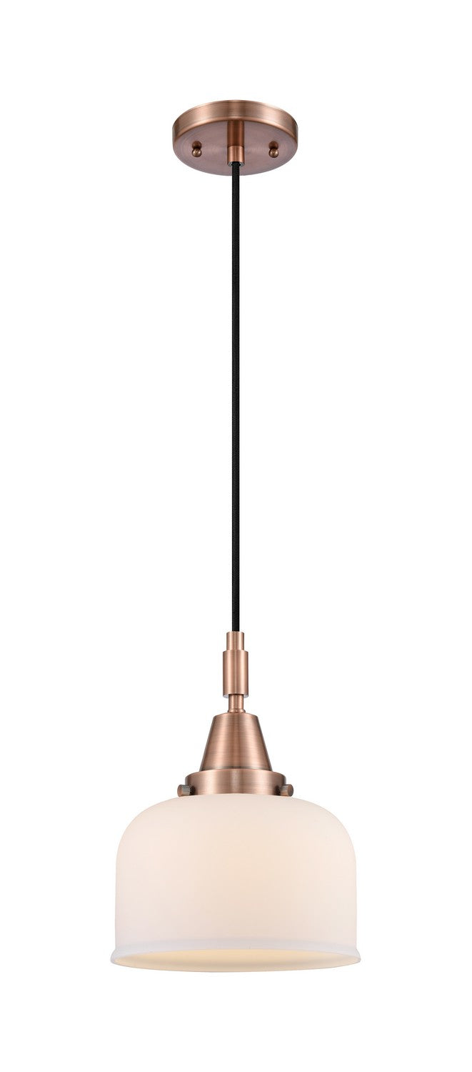Innovations 447-1P-AC-G71 One Light Pendant, Antique Copper