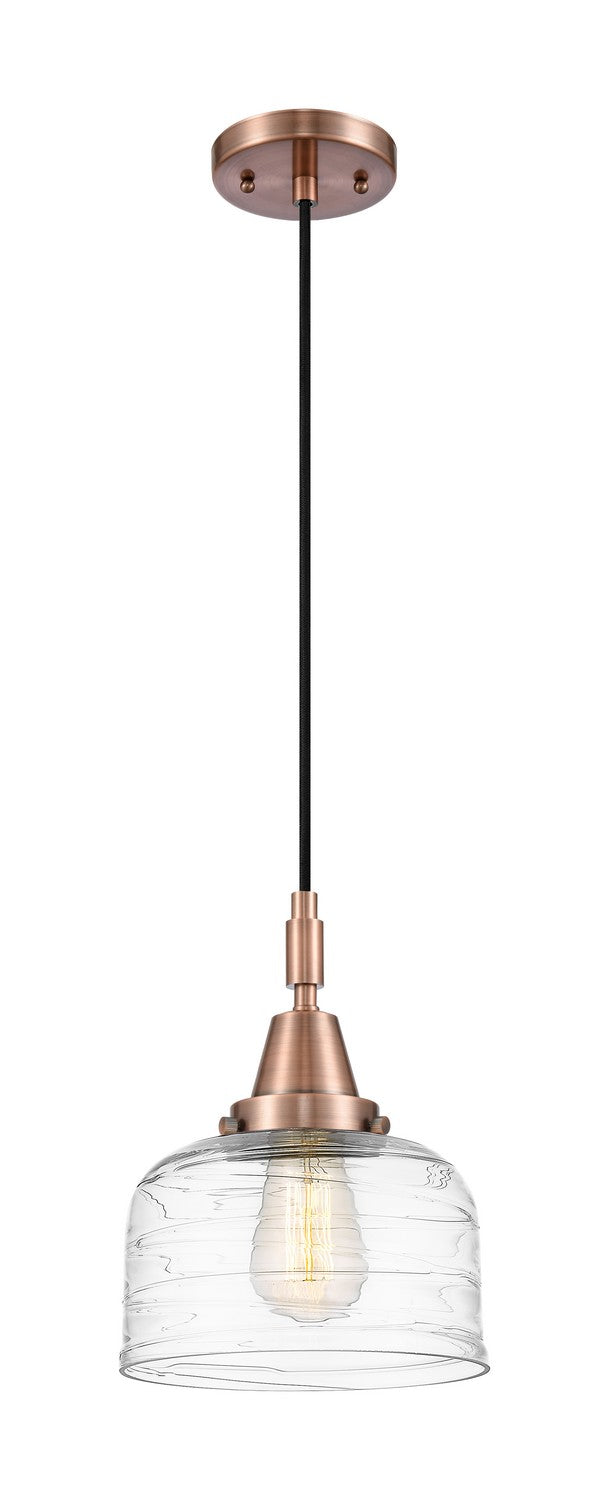 Innovations 447-1P-AC-G713 One Light Pendant, Antique Copper