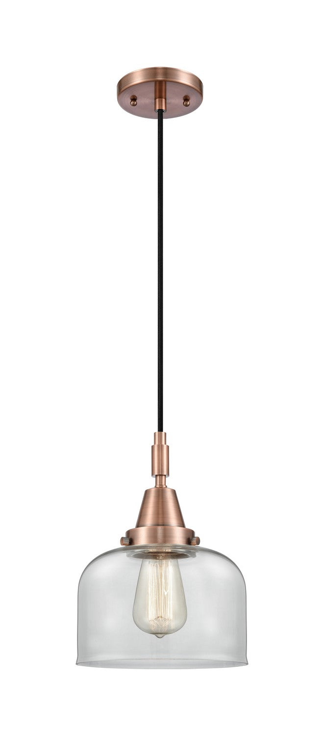 Innovations 447-1P-AC-G72 One Light Pendant, Antique Copper