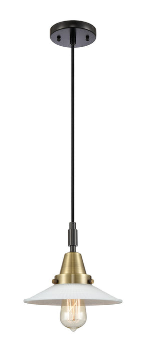 Innovations 447-1P-BAB-G1 One Light Pendant, Black Antique Brass