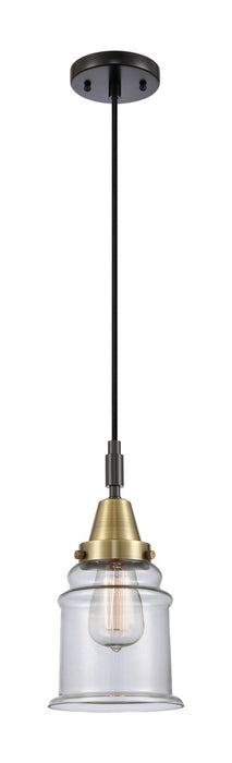 Innovations 447-1P-BAB-G182 One Light Pendant, Black Antique Brass
