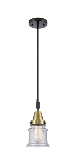 Innovations 447-1P-BAB-G184S One Light Pendant, Black Antique Brass